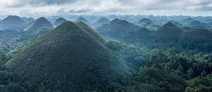 From the Island View Beachfront Resort you can visit the chocolate hills