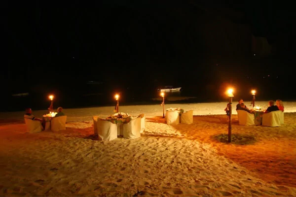 Coco Grove Beach Resort - Dining at the sunset