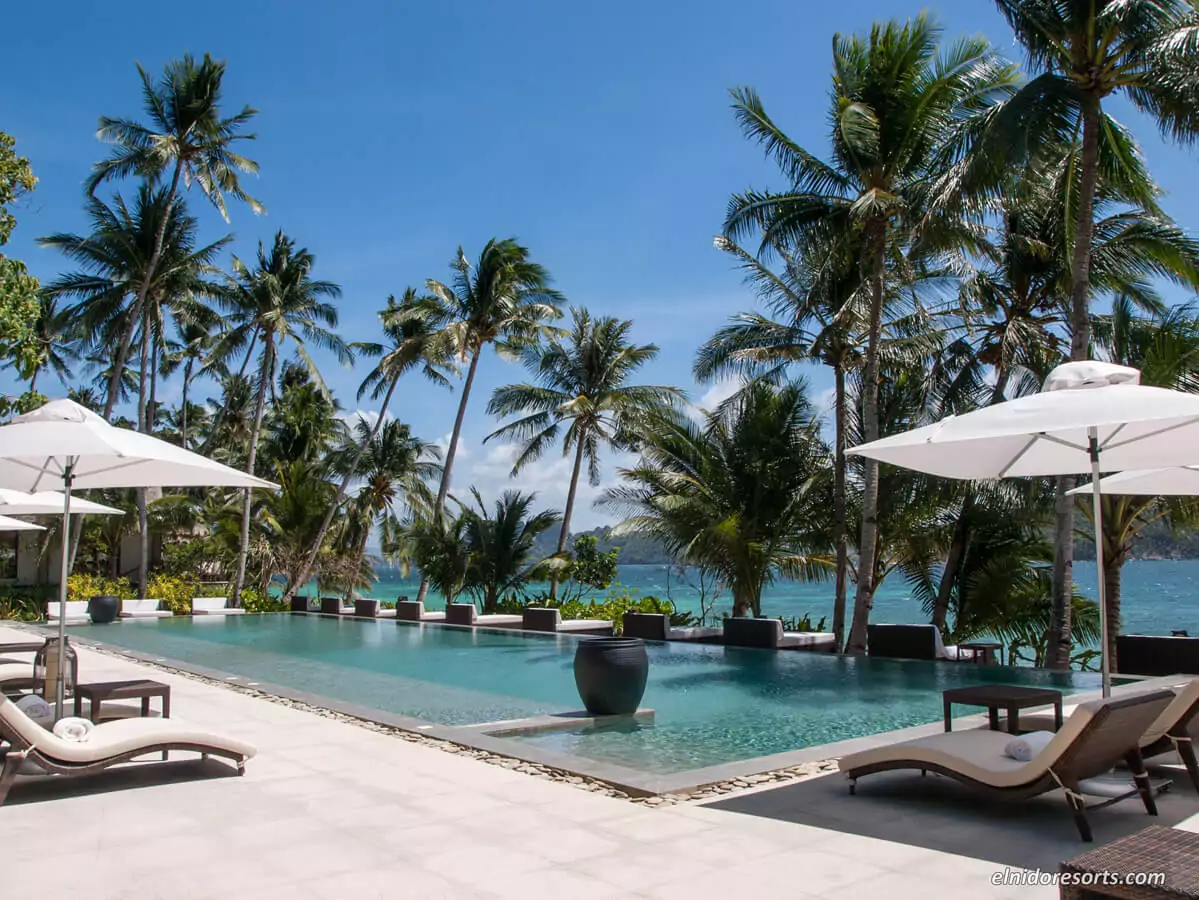 Amazing Pool at the El Nido Resort Pangulasian Island