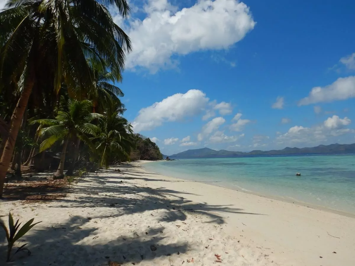 Wonderful beach at Flower Island Resort