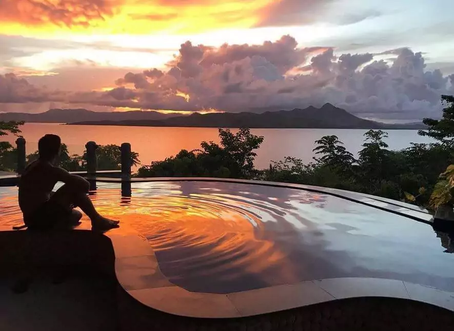 Infinity Pool at NoaNoa Island Resort