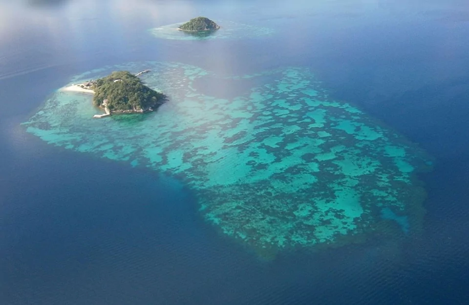 Airview of NoaNoa Island in Taytay